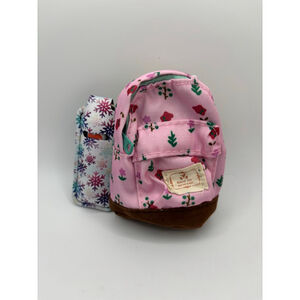 Backpack Key & Card Holders Keychain with lipstick holder